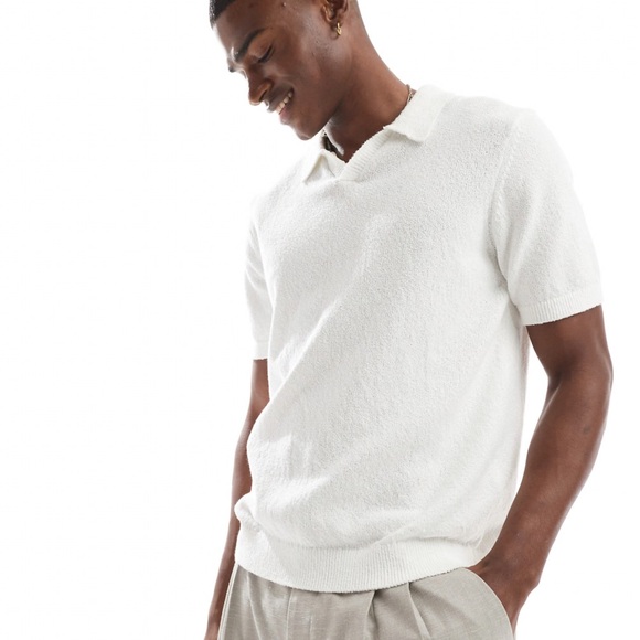 Jack and Jones Classic White Polo - Picture 1 of 10
